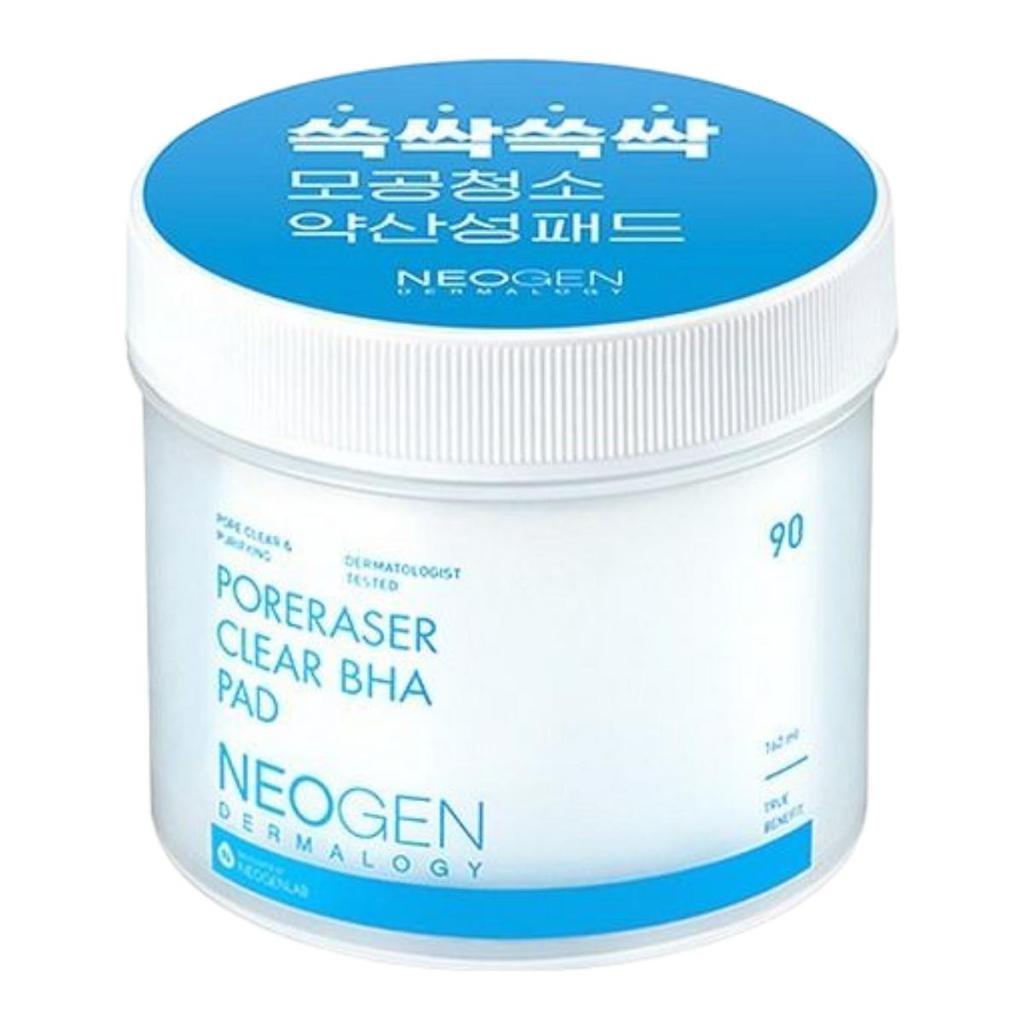 NEOGEN Dermalogy Poreraser Clear BHA Pad Pore Purifying & Exfoliating Facial Pads 160ml (90 Pads)