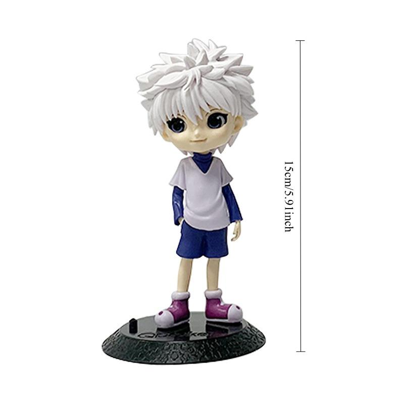 15см HUNTER X HUNTER Фигурки ПВХ Модель Аниме Периферия Killua Zoldyck GON FREECSS Коллекционная Модель Настольное Украшение Подарок