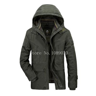 Pu Parka Military Fleece Liner Съемная зимняя куртка Толстое теплое зимнее пальто для борьбы с ожирением 