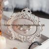Mini Retro Jewelry Rack: Soft American-Style Vanity for Earrings and Nail Art