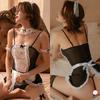Горячая сексуальная униформа для косплея Babydoll, женский комплект нижнего белья, эротическая одежда для сна, трусики горничной Лолиты, французский фартук, платье горничной, секс-костюмы