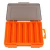 Double Sided Lure Box Breathable Space Saving Portable Waterproof Lure Box with Handle for Fishing