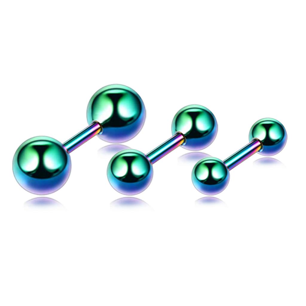Ювелирные изделия для тела, титановая сталь, 1 пара, маленький шарик для пирсинга, унисекс, винты для ушной кости, медицинские серьги-гвоздики, маленькие серьги для ногтей, губ, ручная работа