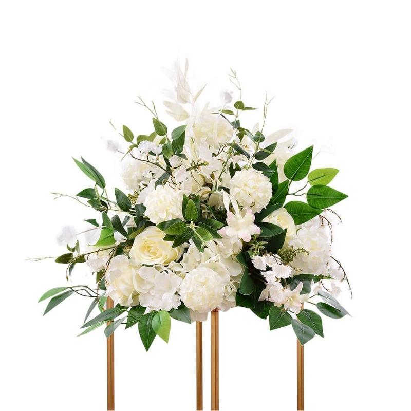 1 шт. 40 см цветочные шары, свадебные розы, центральные элементы, искусственные цветы, искусственные цветочные композиции для свадебной вечеринки, украшения для стола, сделай сам