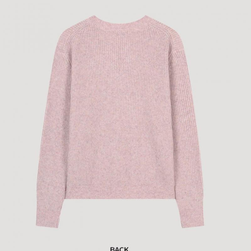 Она S miSS Шерстяной Свободный Крой V-образный Вырез Вязаный SSkpoo41090 Mp