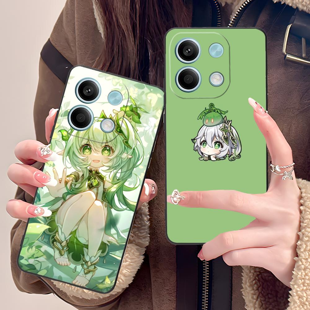 Game GI Nahida Matte TPU Mobile Phone Case for POCO F7 F6 F5 F4 F3 F2 Pro GT C75 C71 C65 C61 C40 Pro Ultra Colorful Cover