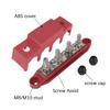 Caravan RV Power Distribution Block 4 Ways 48V 250A DC Bus Bar Electro Junction For Boat Truck Car Accessories M8 M10 StudsGood product
