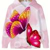 Hoodies Butterfly Outerwear Kids Clothes Girl Boys Sweaters Outdoor Clothes for Children Fashion Clothes Child Girl Sweatshirts