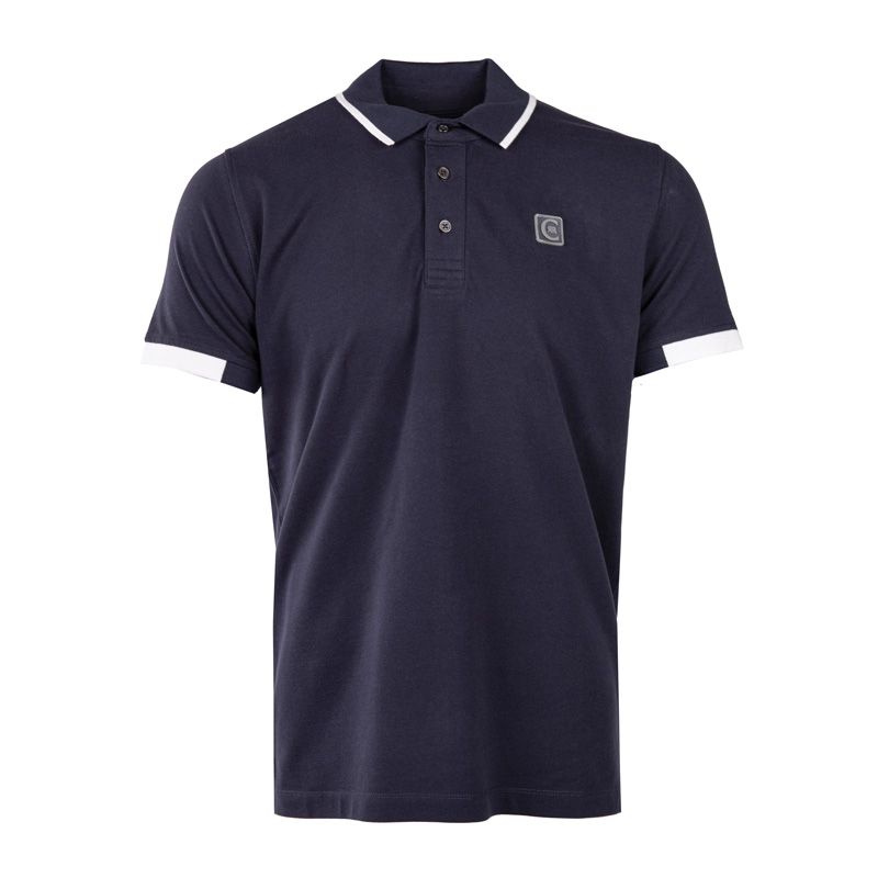 Bormida Short-sleeved Polo Shirt with CERRUTI Logo for Men