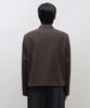 Musinsa Standard Woolish Over-Shoulder Minimal Jacket [Brown]