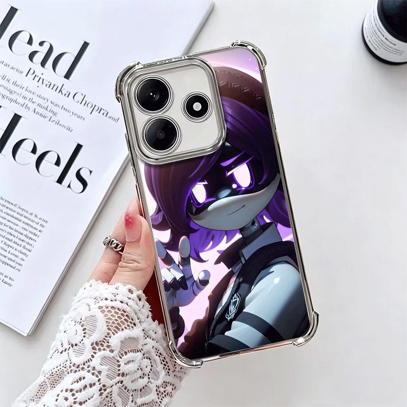M-Murder D-Drones Uzi Doorman Plating Phone Case For Xiaomi Redmi Note 14 15 Pro Plus 13 12 11 11S 11T 10 9S 9 5G Anti-Fall Aira