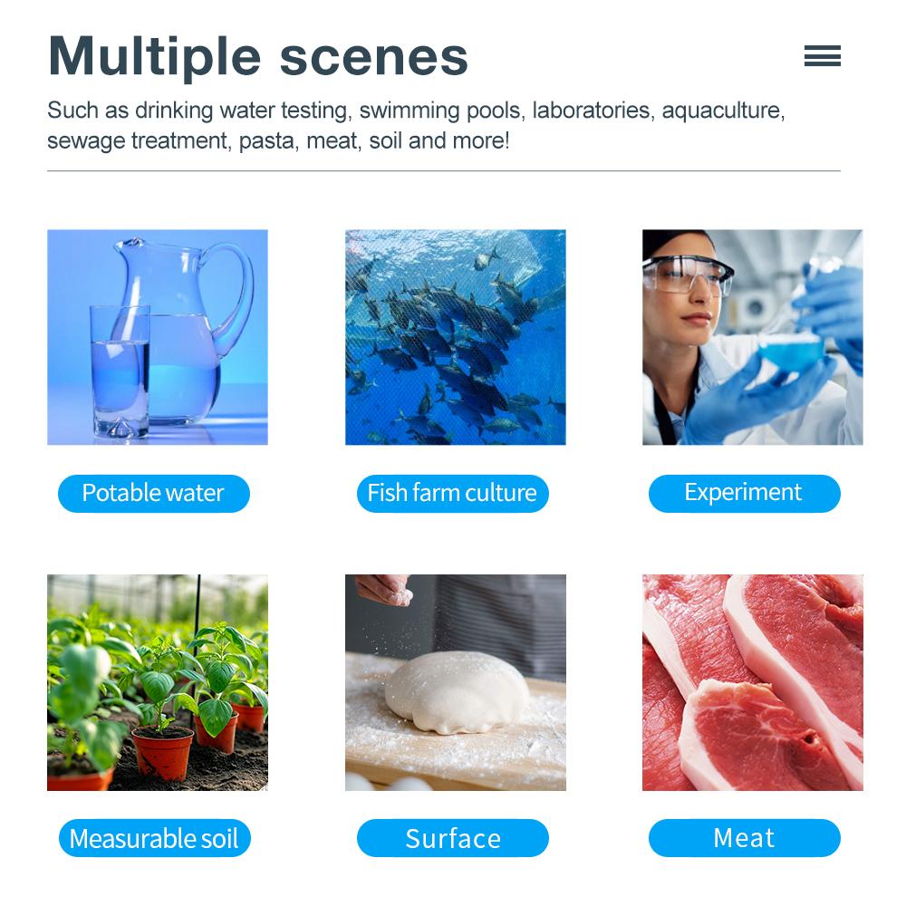 Smart Pen Type 3 in 1 Water Quality Tester PH Temp EC Meter for Laboratory Soil Meat Water Dough Soil Tester Analyzer