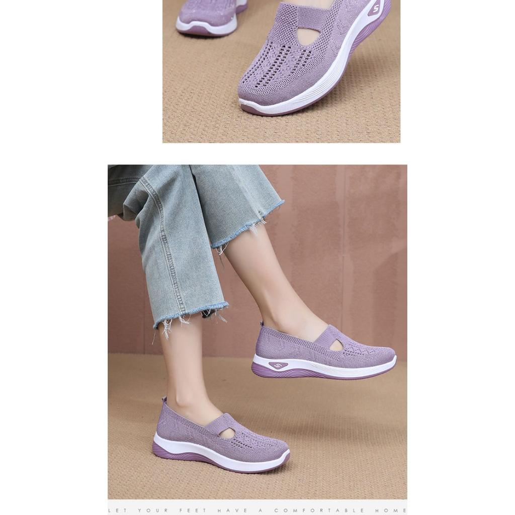 Women's Summer New Casual Shoes, Soft Soled Breathable Fashionable Mom's Shoes Sports Shoes for Women
