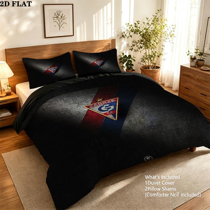 Grnik Zabrze Pattern Bedding uilt Set uilt Cover Pillowcase Home Decoration Birthday Gift (1 * duvet cover + 2 * pillowcase without core)
