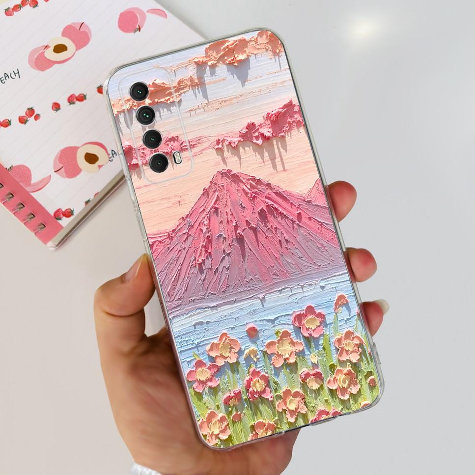 Для Huawei P smart 2021 Чехол Новый Дизайн Модный Принт Мягкий Силикон ТПУ Чехол Для Huawei P Smart 2021 PPA-LX1 Чехол для Телефона Fundas