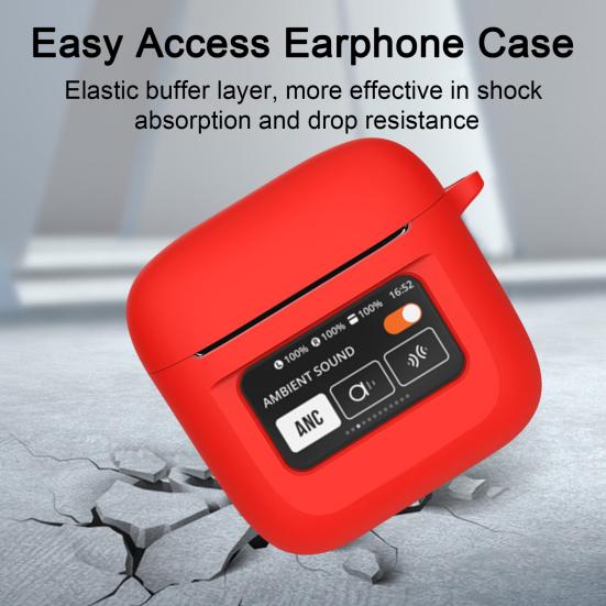 Силиконовый чехол для наушников-вкладышей, совместимый с Bluetooth, для AirPods, противоударный, беспроводной, крышка для зарядного кейса, с экраном, защитный чехол для наушников