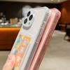 Мечтательный Фиолетовый Чехол-Кошелек с Отделением для Карт Для iPhone 18 Pro Max Для iPhone 17 16 15 14 13 Pro Max 17E Прозрачная Крышка с Держателем для Карт