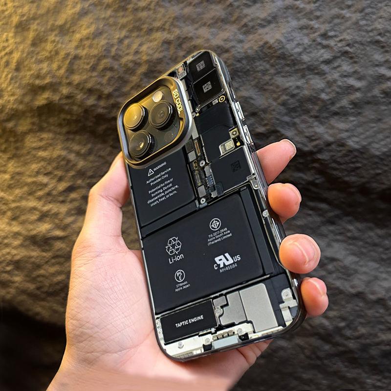 Креативный чехол для телефона с рисунком печатной платы Electroplate IMD для Redmi Note 13 12 11 10 Pro Plus 12S 11S Redmi 12 13C