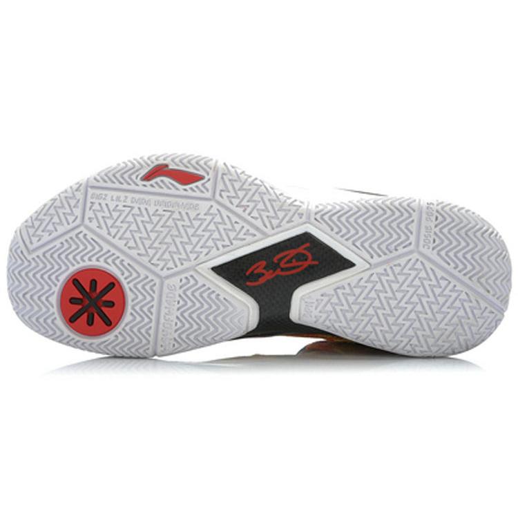 Li Ning WOW 3 Модные Нескользящие Легкие Нескользящие Легкие Средние Баскетбольные Кроссовки Мужские Оранжево-Желтые ABAJ013-26