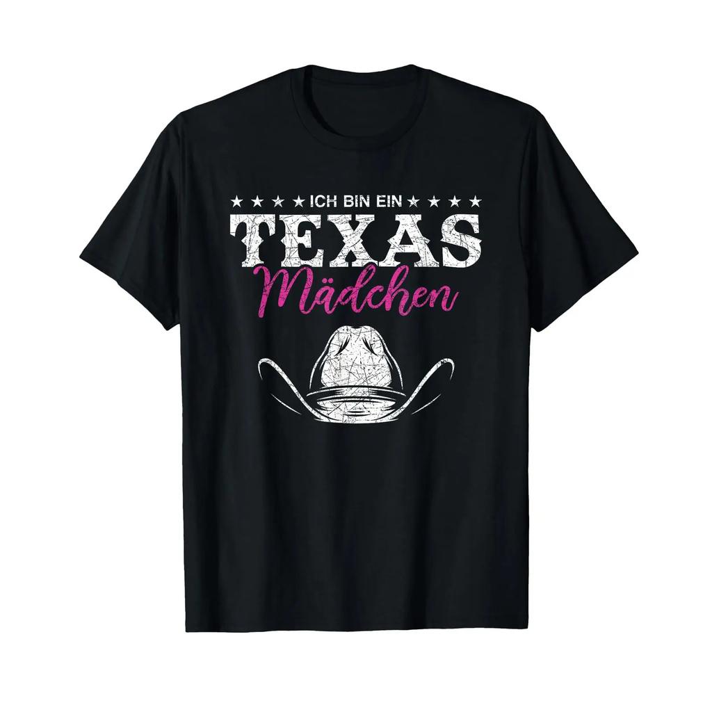 Texas T Shirt Vintage Washed Streetwear Soft Stylish Casual Designer Clothes Top For Everyday Wear Stretched Homme Slightly