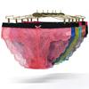 Women's Panties Sexy Lace Cotton Briefs Solid Low Rise Knickers Plus Size Underwear 6 Pcs/set
