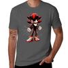 Black And Red Funny TShirt Casual Daily Outfit TShirt