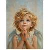 Poster Thoughts of an Angel Poster Thoughts of an Angel, 70X100 Cm, Unframed, Premium Canvas On Stretcher