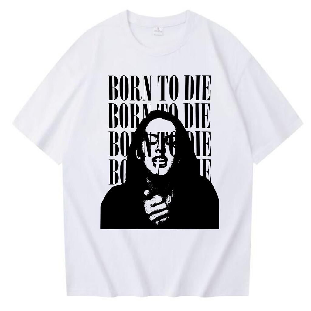 Born To Die Лана Дель Рей Футболка Унисекс Женская Харадзюку 2026 Весна Лето Новая Мода Короткий Рукав Круглый Вырез Повседневная Рубашка Унисекс Футболка