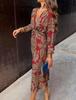 Autumn 2024 Hot-Selling Women's Printed Dress