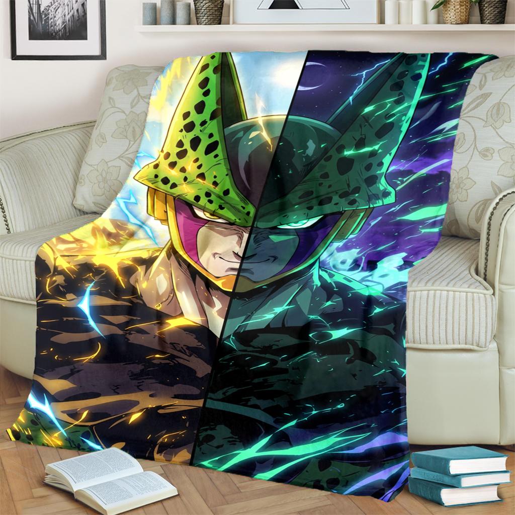 Dragon Ball! Blanket Warm Flannel Print for Bedrooms, Sofas, Beds, Chairs, Picnics, Travel Use
