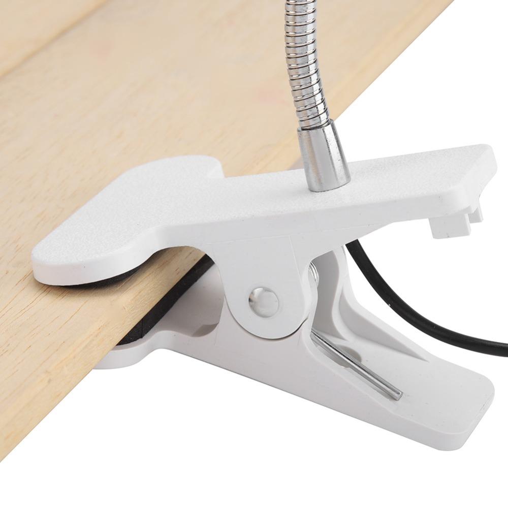USB Powered USB LED Table Light With Clip LED Clip On Light Mini Desk Night Lamp  Model Making