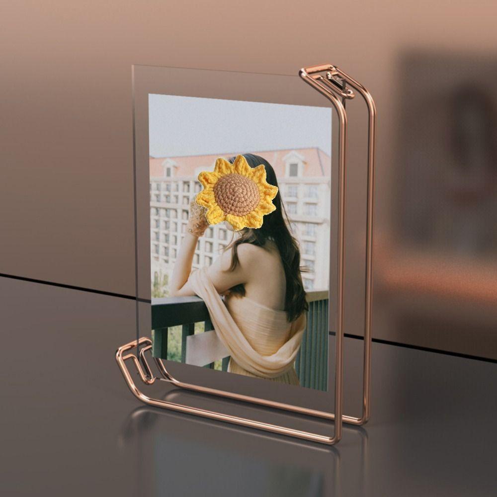 Creative Picture Frame Double-sided DIY Display Frame Photo Frame Stand Picture Storage