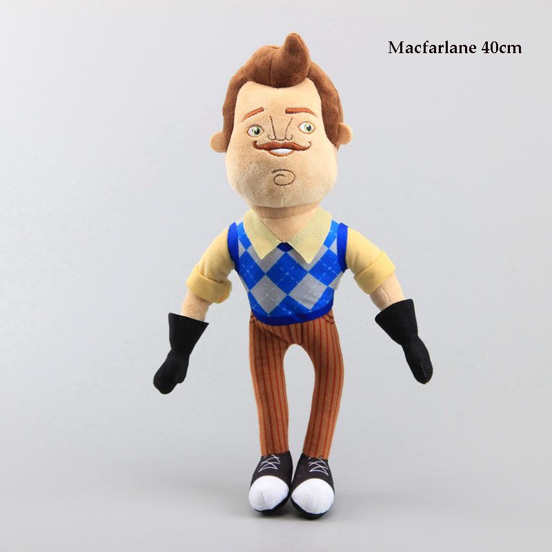 Neighbor Hello 5 Flashlight Butcher Neighbor Plush Figure Toy Doll Stuffed