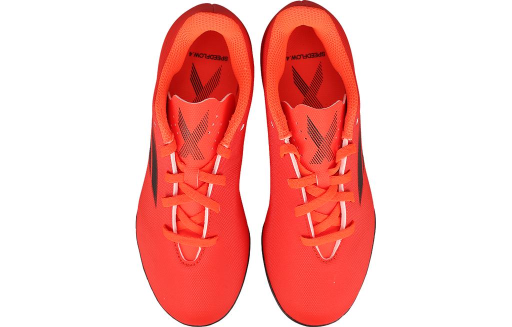adidas X Speedflow.4 Сетчатые износостойкие низкие футбольные бутсы Красные Детские FY3327