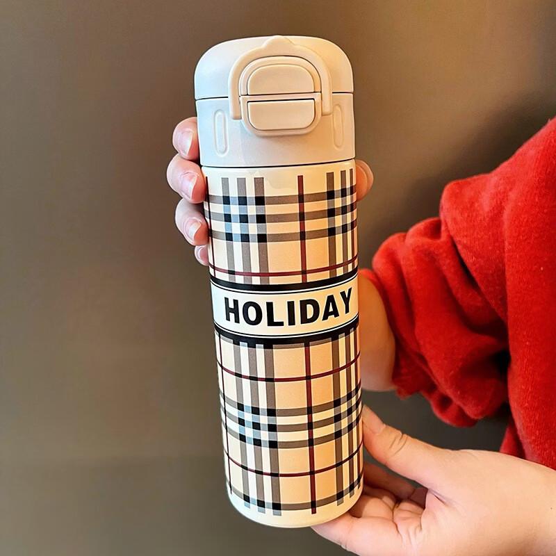 Xi He Dual-Drink Gradient 316 Stainless Steel Insulated Bottle