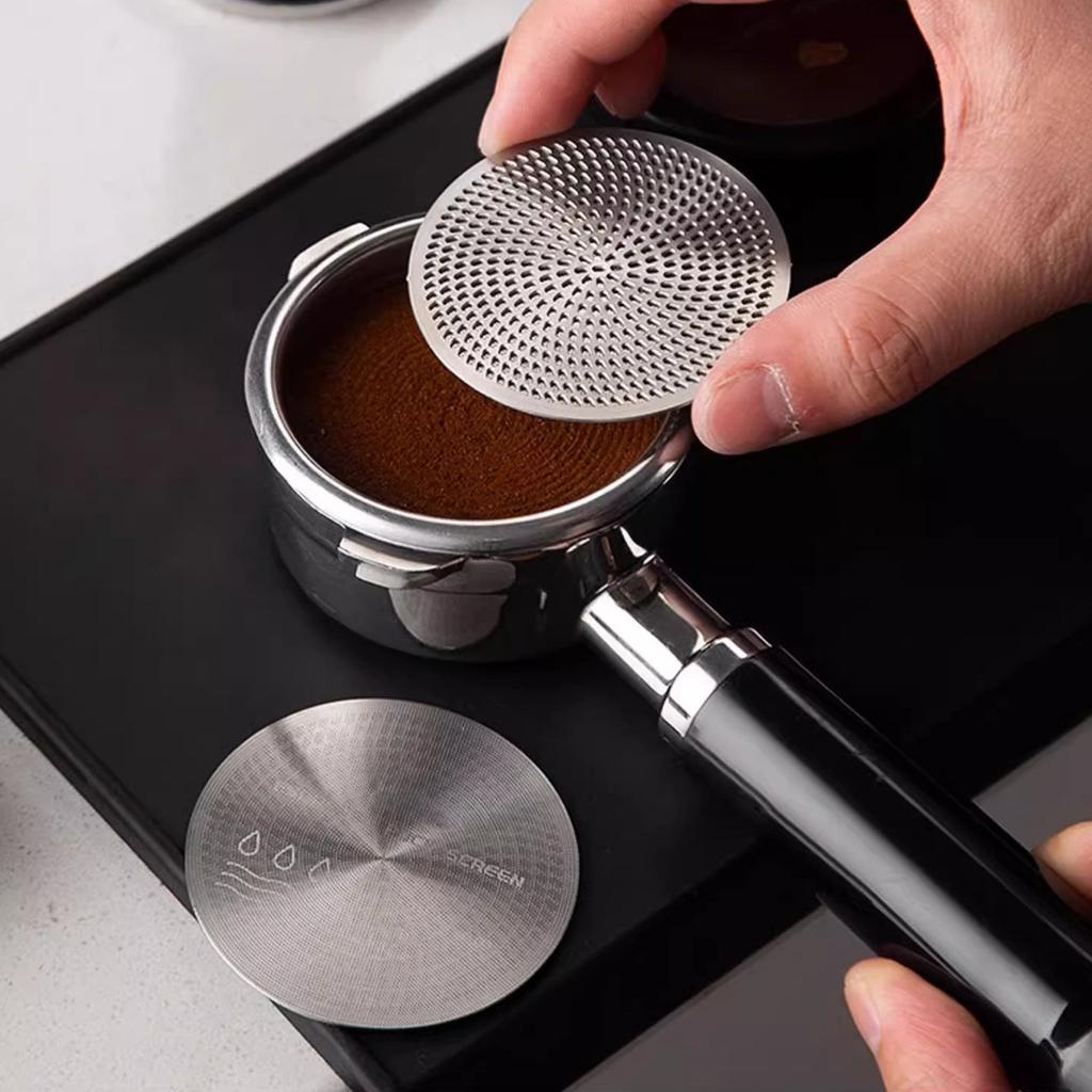 Практичный кофейный фильтр с двойной сеткой 51/58,5 мм для насыщенного аромата и вкуса на домашней кухне или в кафе