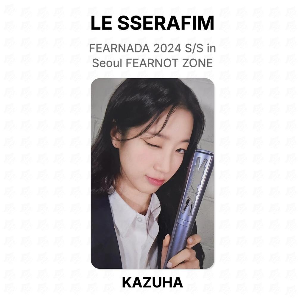 LE SSERAFIM FEARNADA 2024 S/S в Сеуле FEARNOT ZONE Официальная фотокарточка