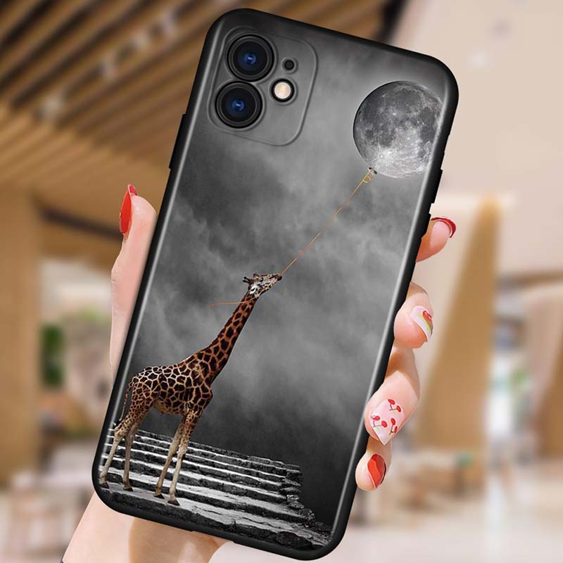 Чехол для телефона с изображением жирафа для iPhone Samsung Galaxy Redmi Xiaomi Oppo OnePlus Note SA 7 8 9 10 11 12 13 14 20 21 22 23 53 54 Pro Max Plus Ultra TPU Soft
