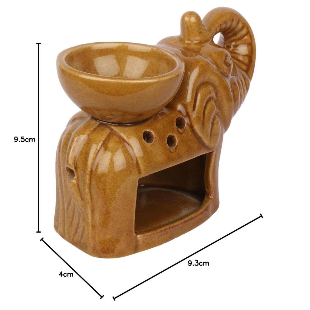 Керамическая аромалампа (коричневый)