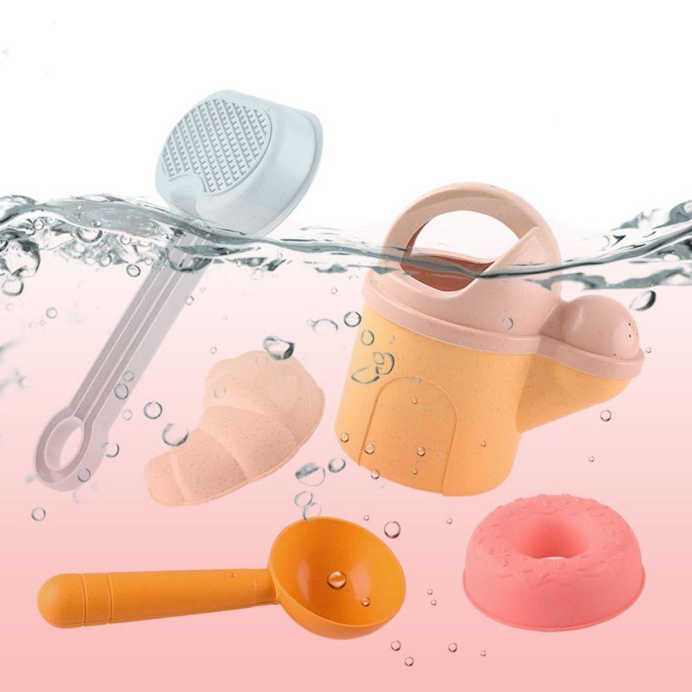 11PCS Mixed Color Beach Toy Set Sand Mold Outdoor Beach Toy Water Bottle Set Summer Outdoor