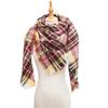 Women's Shawl New Scarf Autumn and Winter Large Plaid Triangle Scarf
