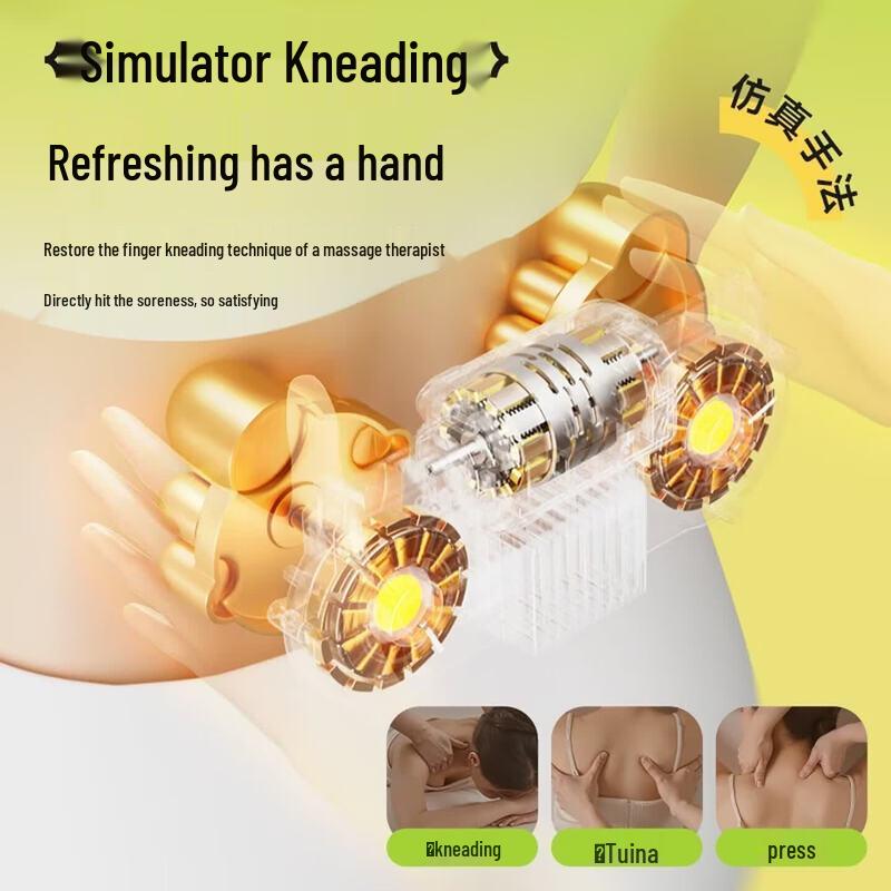 AUX Portable Multifunction Neck and Body Massage Pillow CN plug (adapter included)
