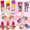 Disney Princess Cosmetic Set with Portable Handle and 30 Piece Set with Kids Makeup Cosmetic Makeup Girls Snow Princess Mirror, Stickers, Cosmetics,