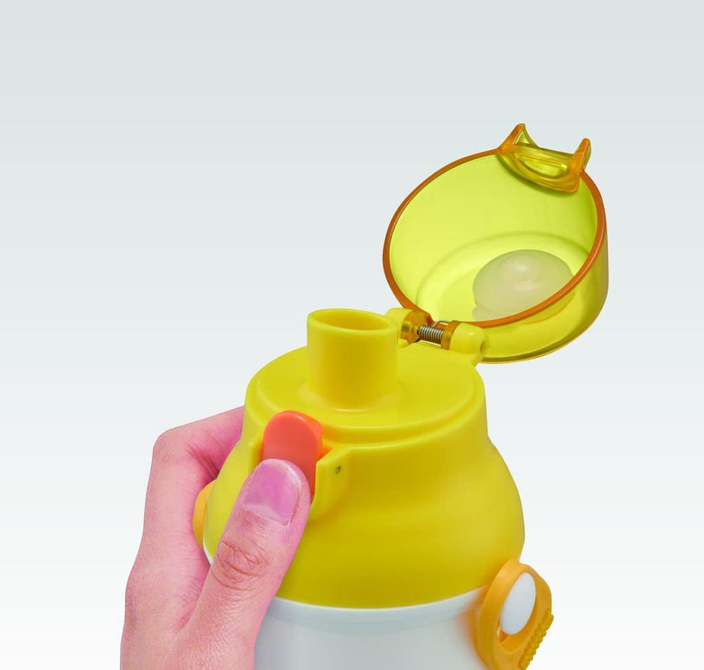 Пластиковая бутылка для воды Skater 480 мл, антибактериальная, сделано в Японии, детская Koguma-chan PSB5SANAG-A