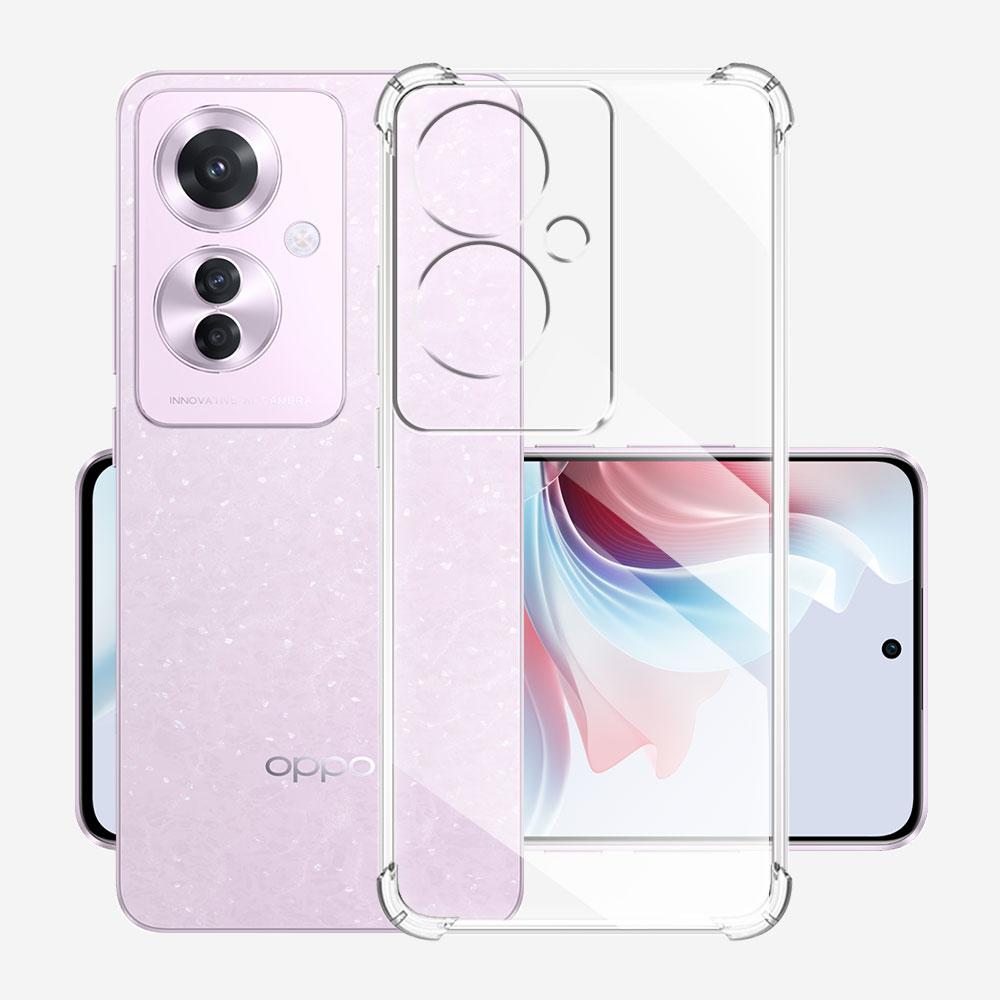 For OPPO Reno11 F 5G Case Clear Shockproof Silicone Soft Protect Cover For Oppo F25 Pro 5G Clear Bumper Coque On Reno11F Funda