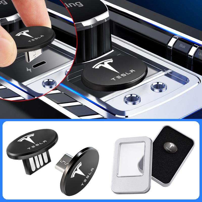 AAAIE1 1 шт. USB-флешка с логотипом автомобиля, универсальная мини-флешка для Tesla Model 3 Highland 2023, Model S, Model X, Model Y