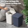Intelligent Touchless Garbage Bin Wastebasket with Lid 13L Large Capacity Rapid Response Fully Enclosed Automatic Sensor Trash Can