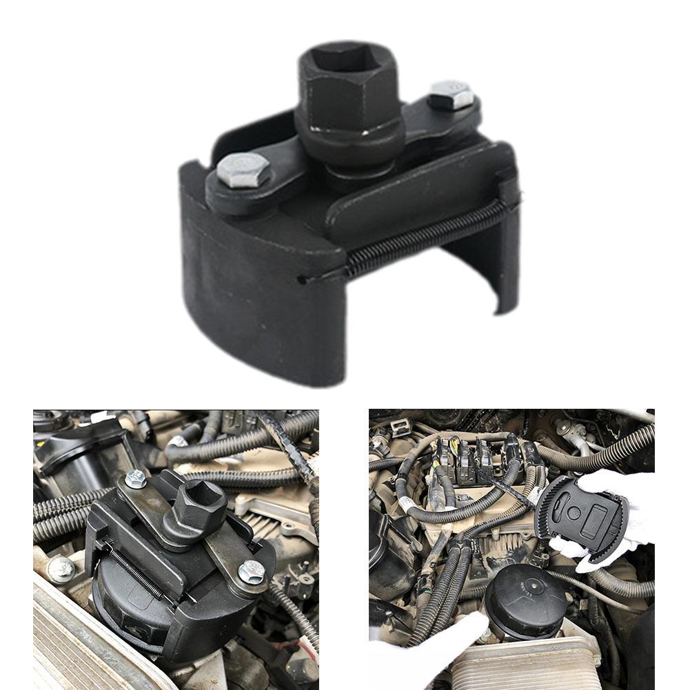 Универсальный регулируемый новый двухзахватный ключ для масляного фильтра Фильтр 60-80 мм Ключи для фильтров Съемник Сталь Топливо Чугун Двухлаповое оборудование