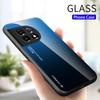 Gradient Color Phone Case for OnePlus 11 5G Tempered Glass PC TPU Anti-Scratch Phone Cover