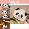Panda Plush Delightful Mini Backpack For Girls Cozy Crossbody Bag Children For